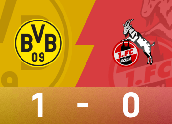 Tường thuật trận đấu Bundesliga: Skweber liên tục cứu thua xuất sắc, Bayer tung cú sút cuối cùng phút bù giờ, Dortmund 1-0 Cologne