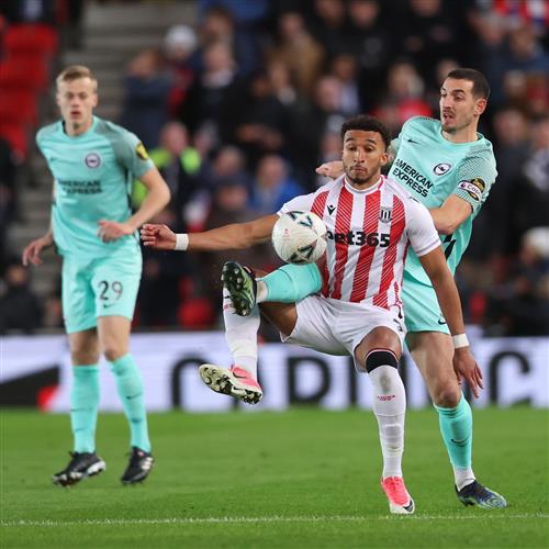Stoke City đấu với Brighton