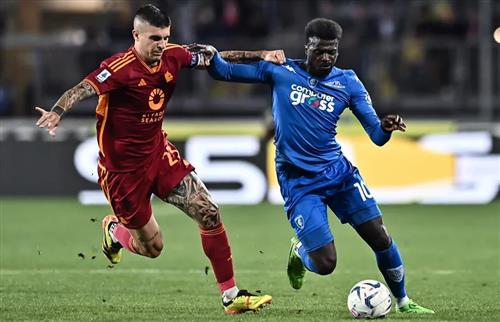 Empoli đấu với Roma
