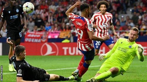 Atletico Madrid vs Club Brugge