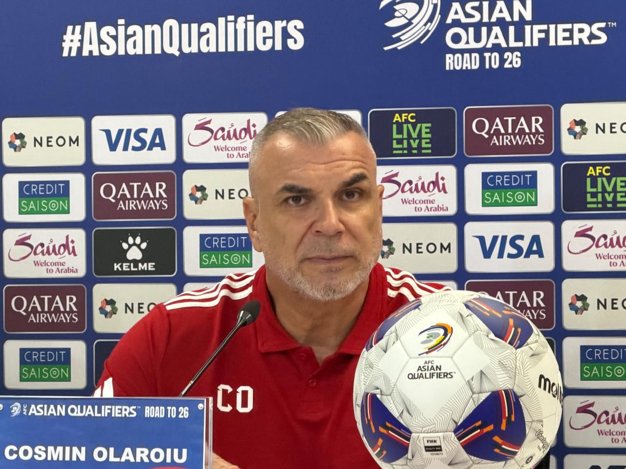 Olaroiu: Nỗi tiếc nuối vì không được trực tiếp dự World Cup tiếp thêm động lực đánh bại Iraq